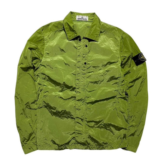 Stone Island Nylon Metal Overshirt | Small, Olive Green