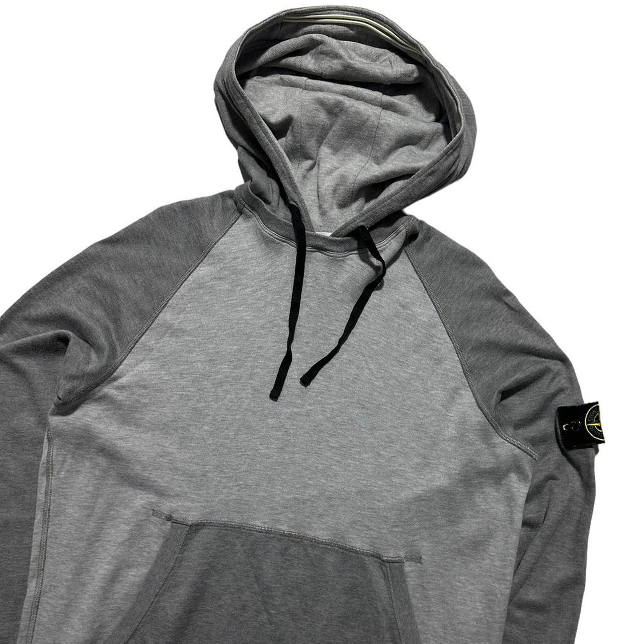 Stone Island Grey Pullover Hoodie | XXL, Grey