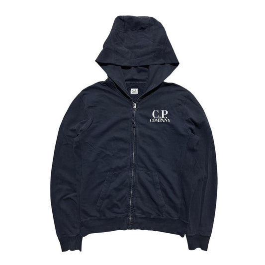 CP Company Blue Zip Up Hoodie