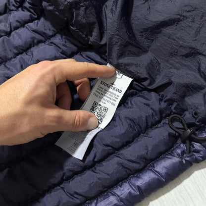 Stone Island Garment Dyed Down Jacket | Medium, Navy