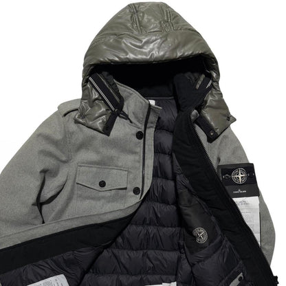 Stone Island A/W 2014 Ice Wool Blend Jacket | XL, Grey
