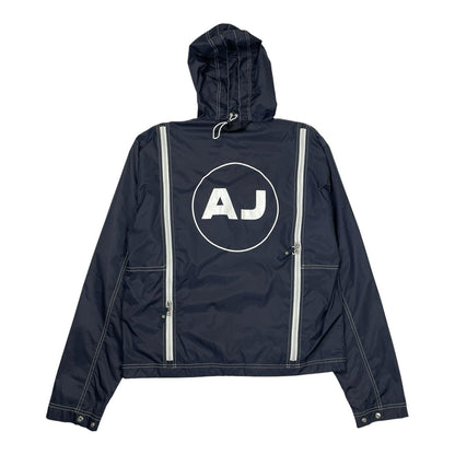 Vintage Armani Jeans Ventilated Jacket, Size XL | O/S, Navy