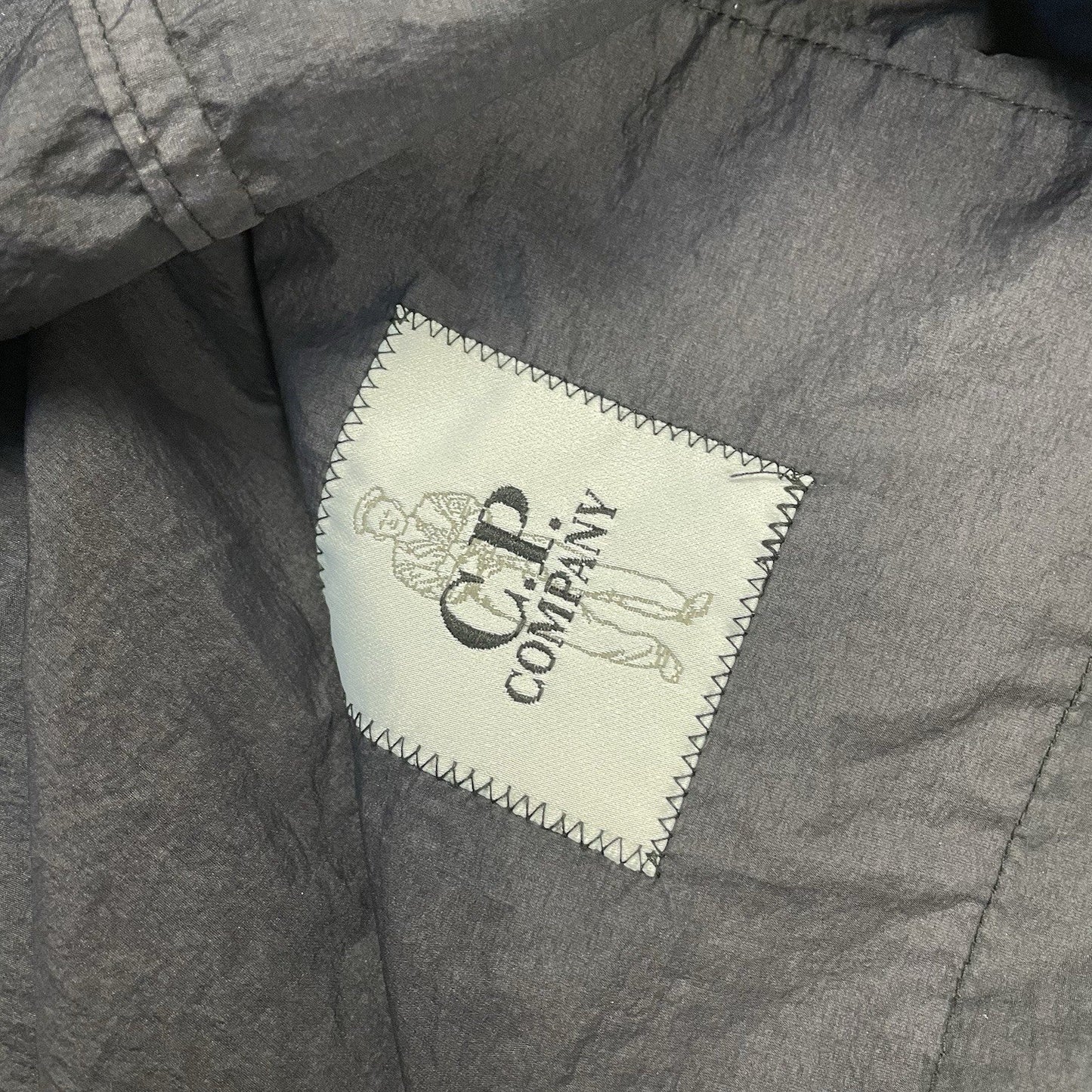 CP Company Black Lens Smock 1/4 Zip, Size Large | O/S, Black