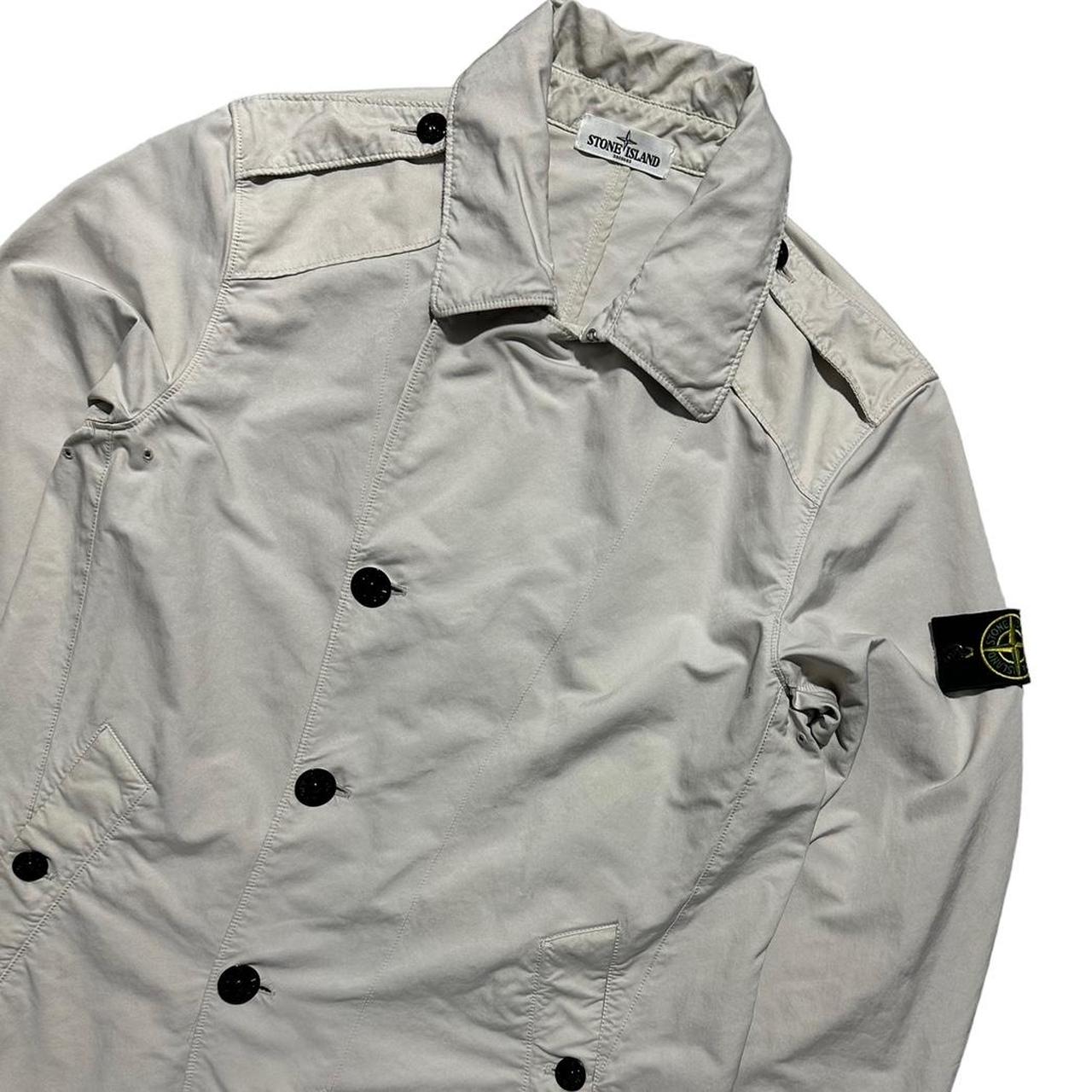 Stone Island David-TC Cream Trench Jacket