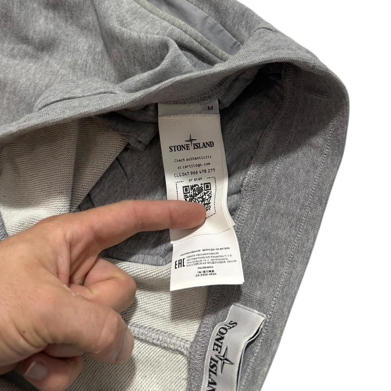 Stone Island Cotton Shorts | Medium, Grey