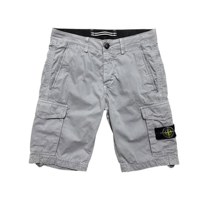 Stone Island Canvas Cargo Shorts