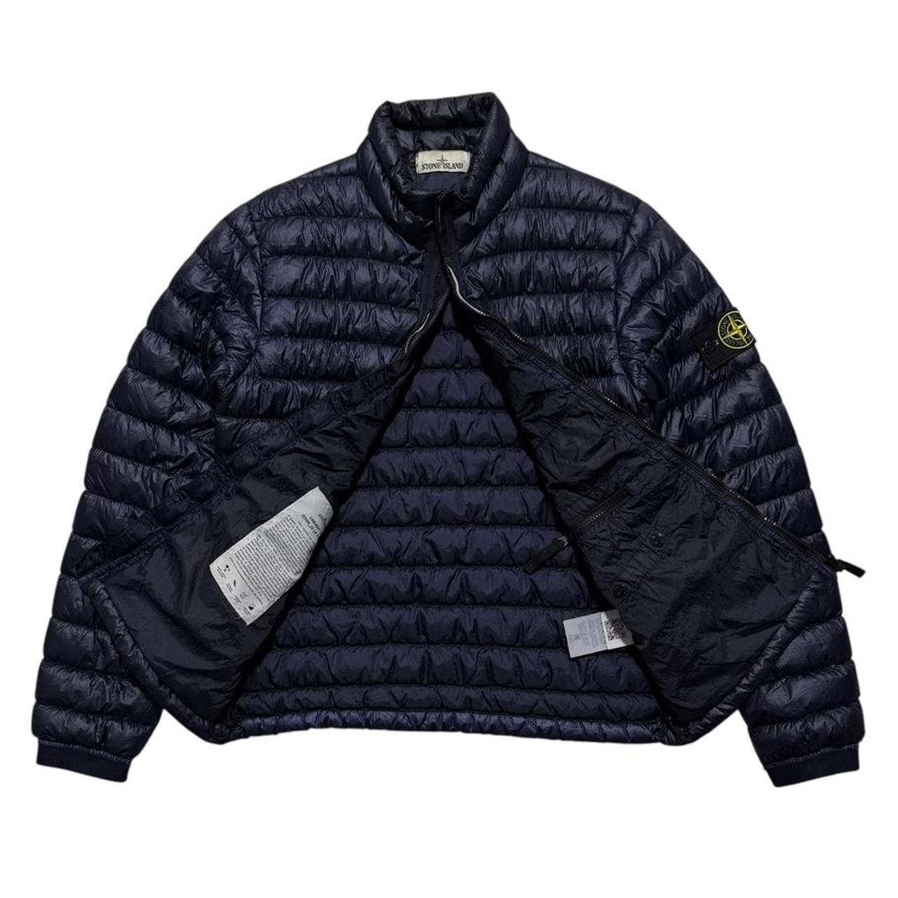 Stone Island Garment Dyed Down Jacket | Medium, Navy