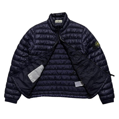 Stone Island Garment Dyed Down Jacket | Medium, Navy