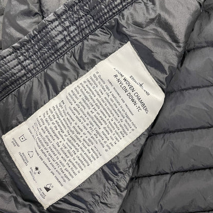 Stone Island Puffer Jacket AW23 Loom Woven Chambers R-Nylon Down-TC, Size Medium | O/S, Navy