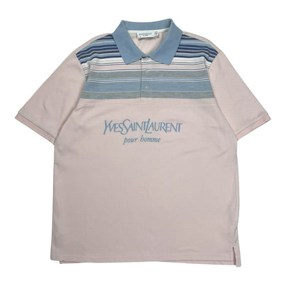 YSL Polo Shirt, Size XL | O/S, Pink