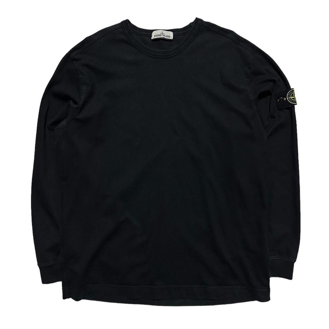 Stone Island Black Pullover Crewneck - Known Source