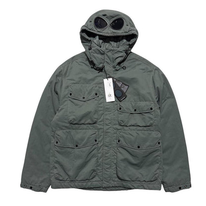 CP Company T-Flatt Goggle Jacket | Large, Olive Green