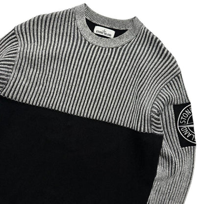 Stone Island Wool Ribbed Pullover Crewneck