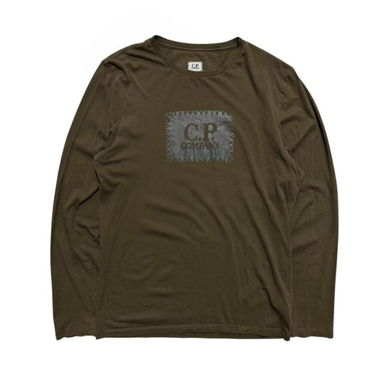 CP Company Long Sleeve Khaki Top