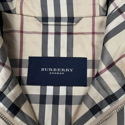 Burberry Nova Check Jacket, Size Small | O/S, Beige