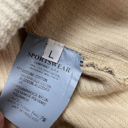 Vintage Stone Island Knit Hoodie, Size Large | O/S, Beige