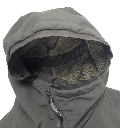 CP Company Soft Shell Fleece Lined Jacket, Size XL | O/S, Black