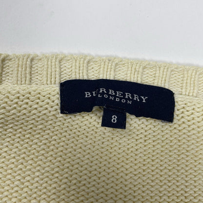 Vintage Burberry Cable Knit Jumper, Size XXL | O/S, Yellow