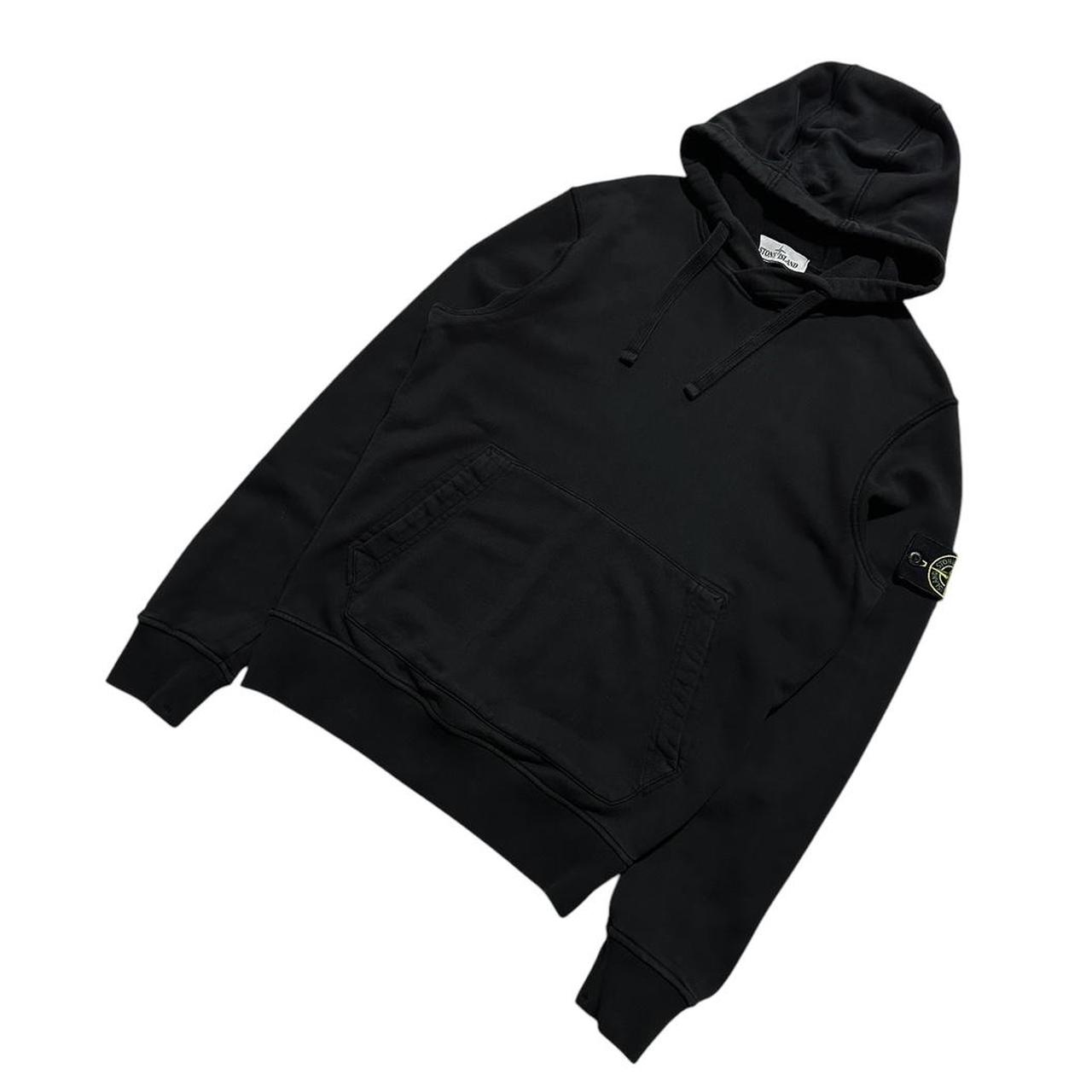 Stone Island Black Pullover Hoodie