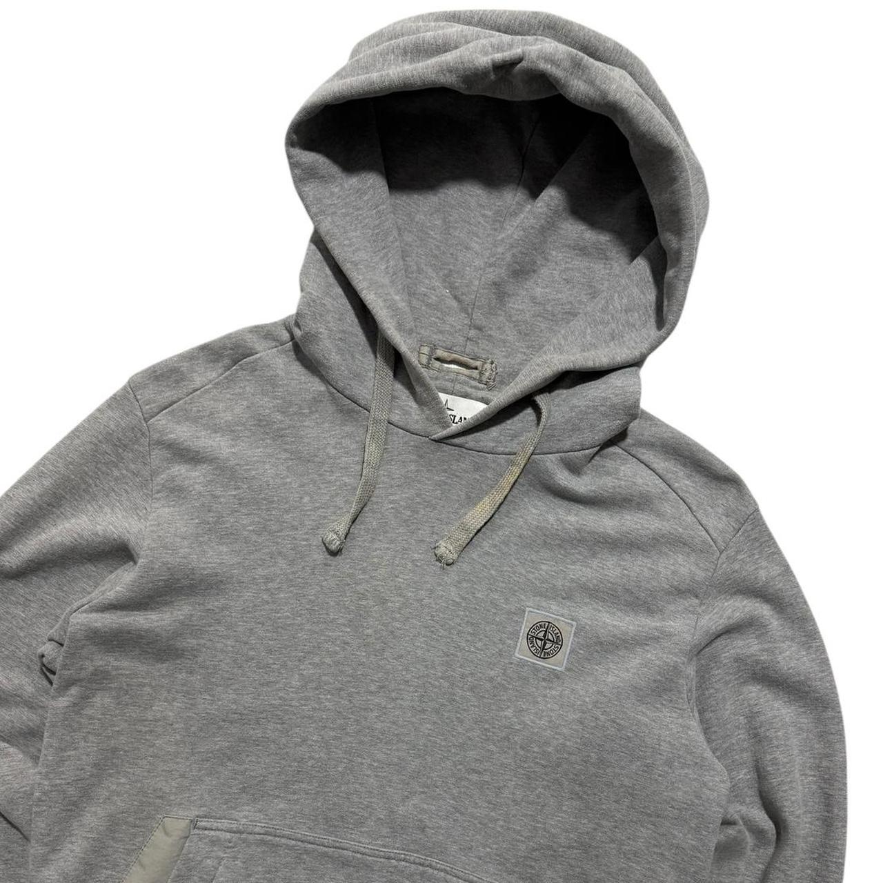 Stone Island Grey Pullover Hoodie
