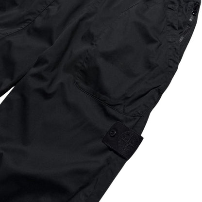 Stone Island Ghost Cargo Trousers | W36, Black