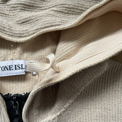 Vintage Stone Island Knit Hoodie, Size Large | O/S, Beige