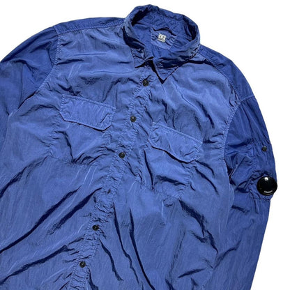 CP Company Blue Nylon Overshirt