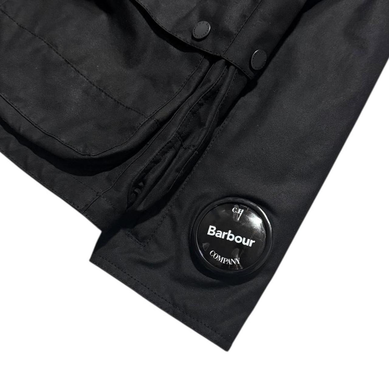 CP Company Barbour Wax Jacket | Large, Black