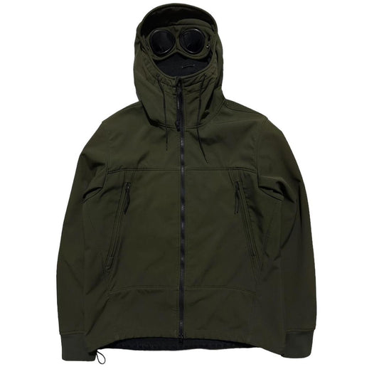 CP Company Khaki Soft Shell Goggle Jacket