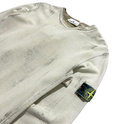 Stone Island Hand Corrosion Pullover Crewneck