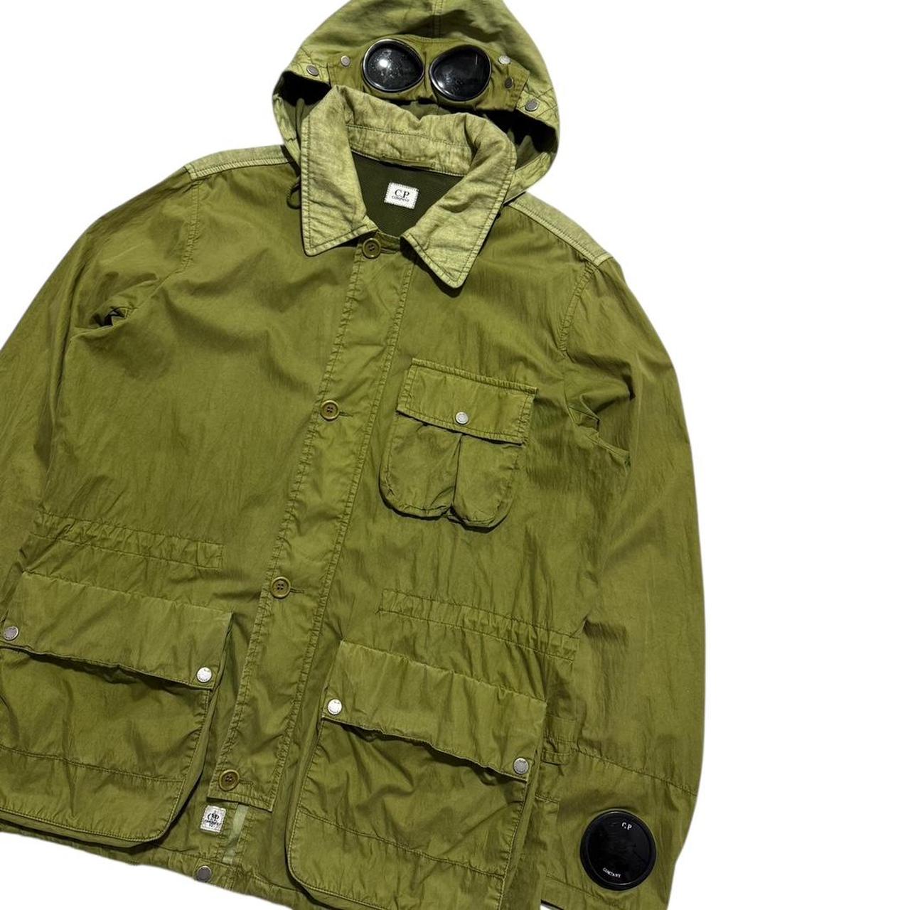CP Company Mille Miglia Goggle Jacket | XL, Olive Green