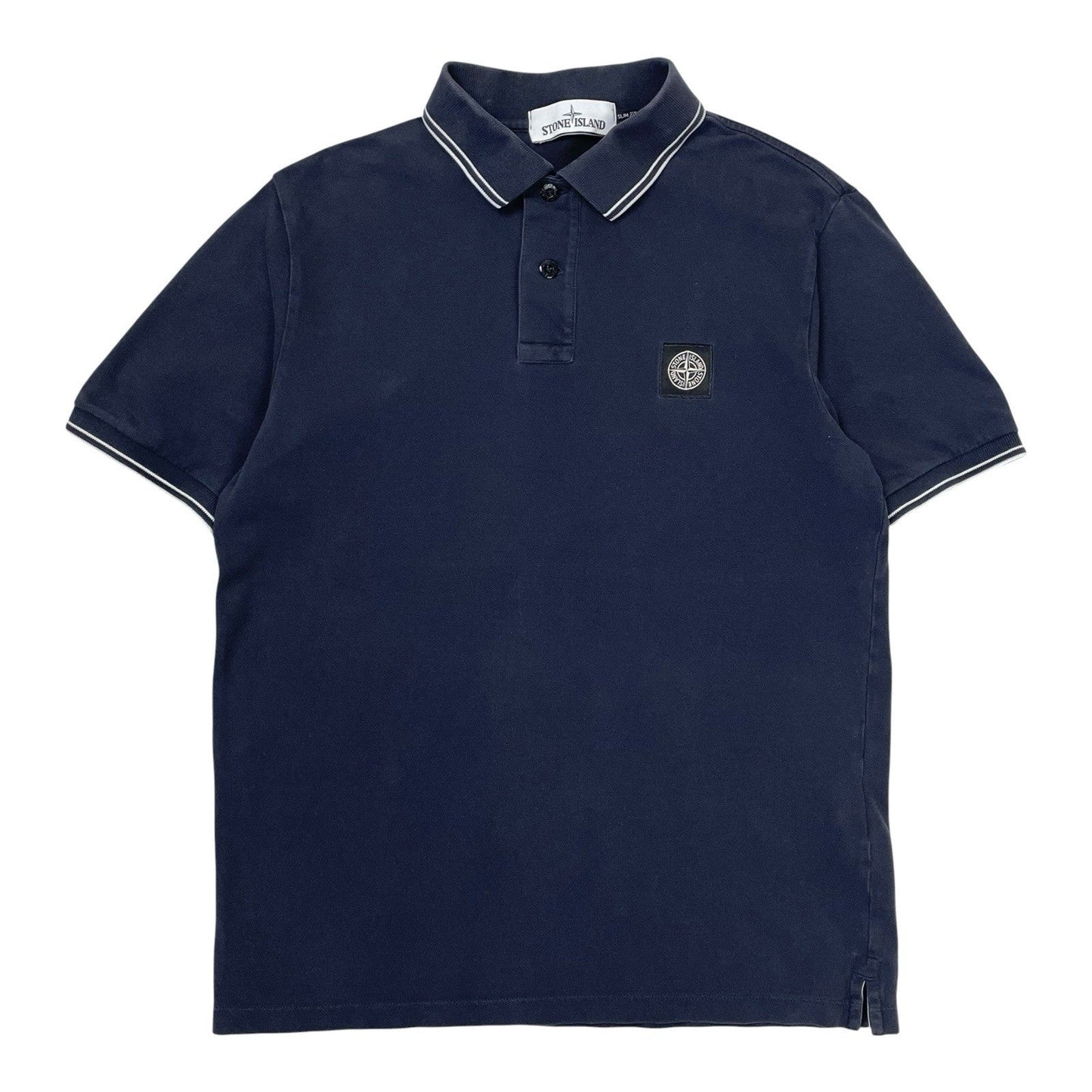 Stone Island Polo Shirt, Size Medium | O/S, Navy