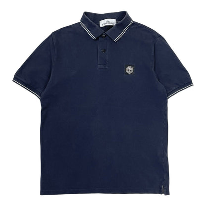 Stone Island Polo Shirt, Size Medium | O/S, Navy