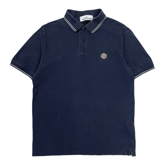 Stone Island Polo Shirt, Size Medium | O/S, Navy