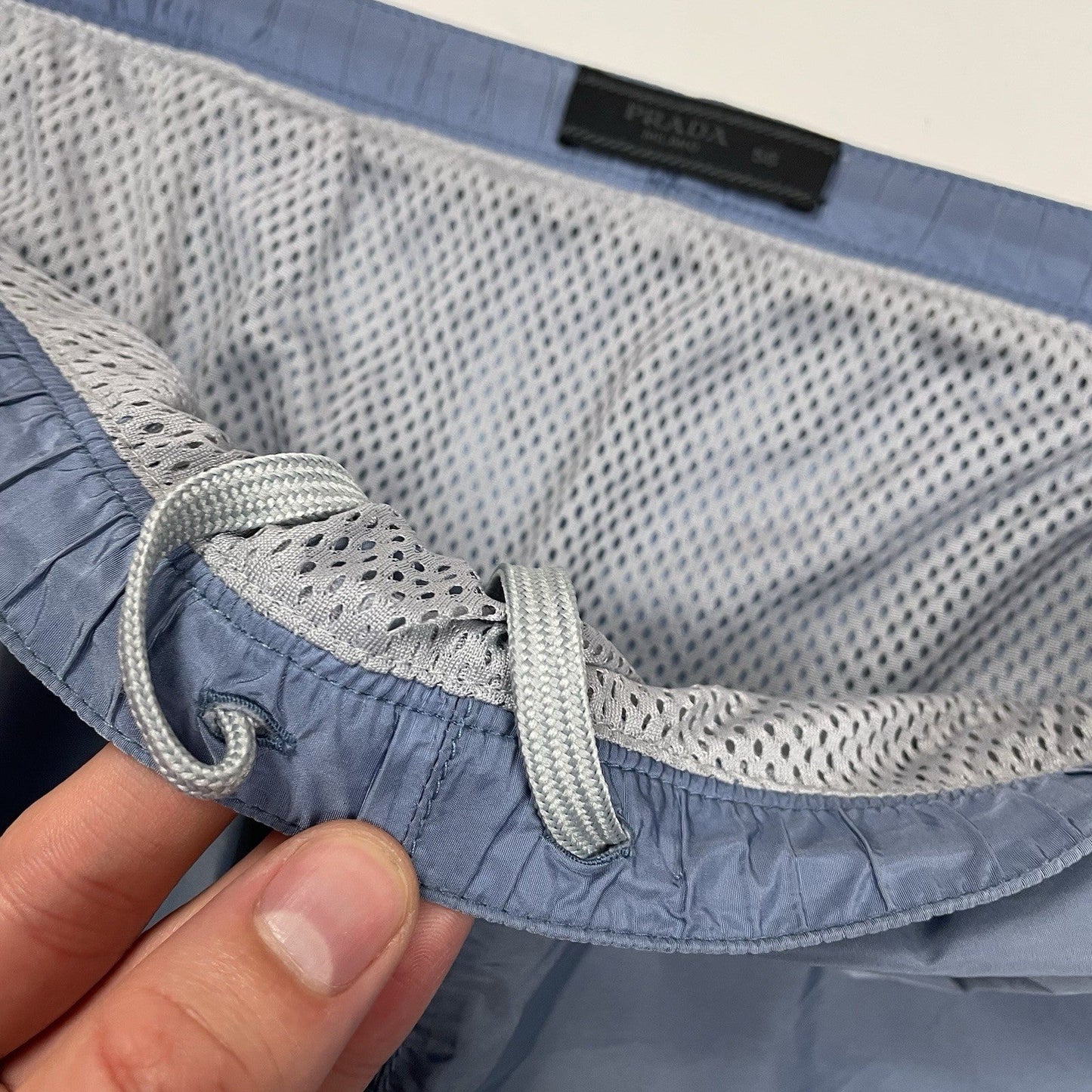 Prada Swim Shorts, Size IT56 | O/S, Blue