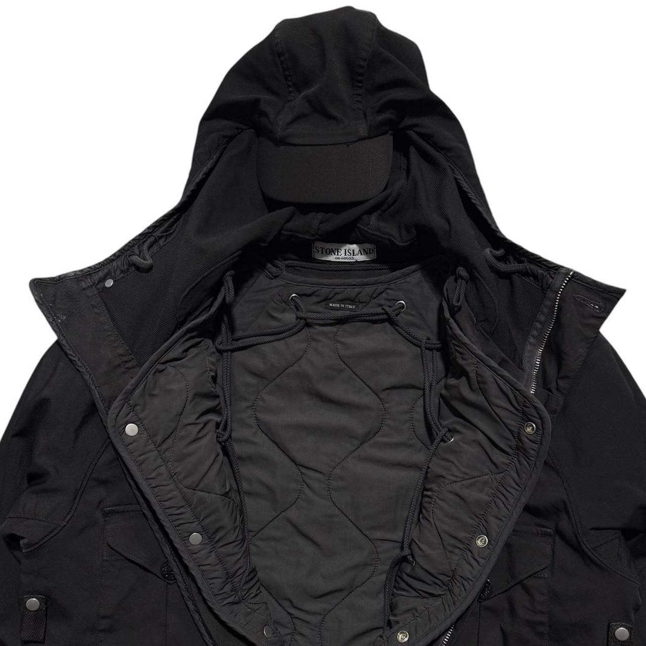Stone Island Multipocket Peaked Hood Jacket | Medium, Black