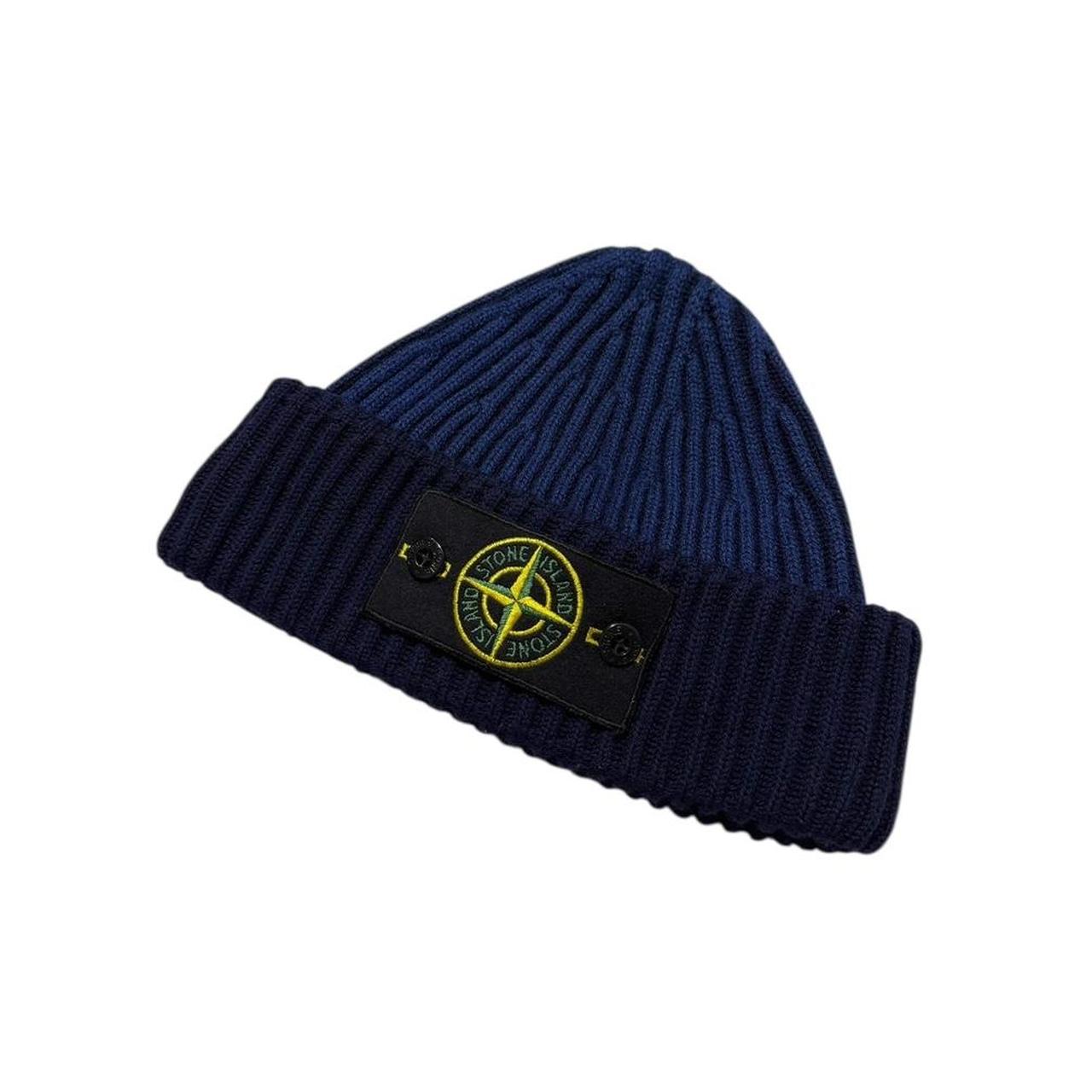 Stone Island Ribbed BeanieGreat condition, small... | O/S, Navy
