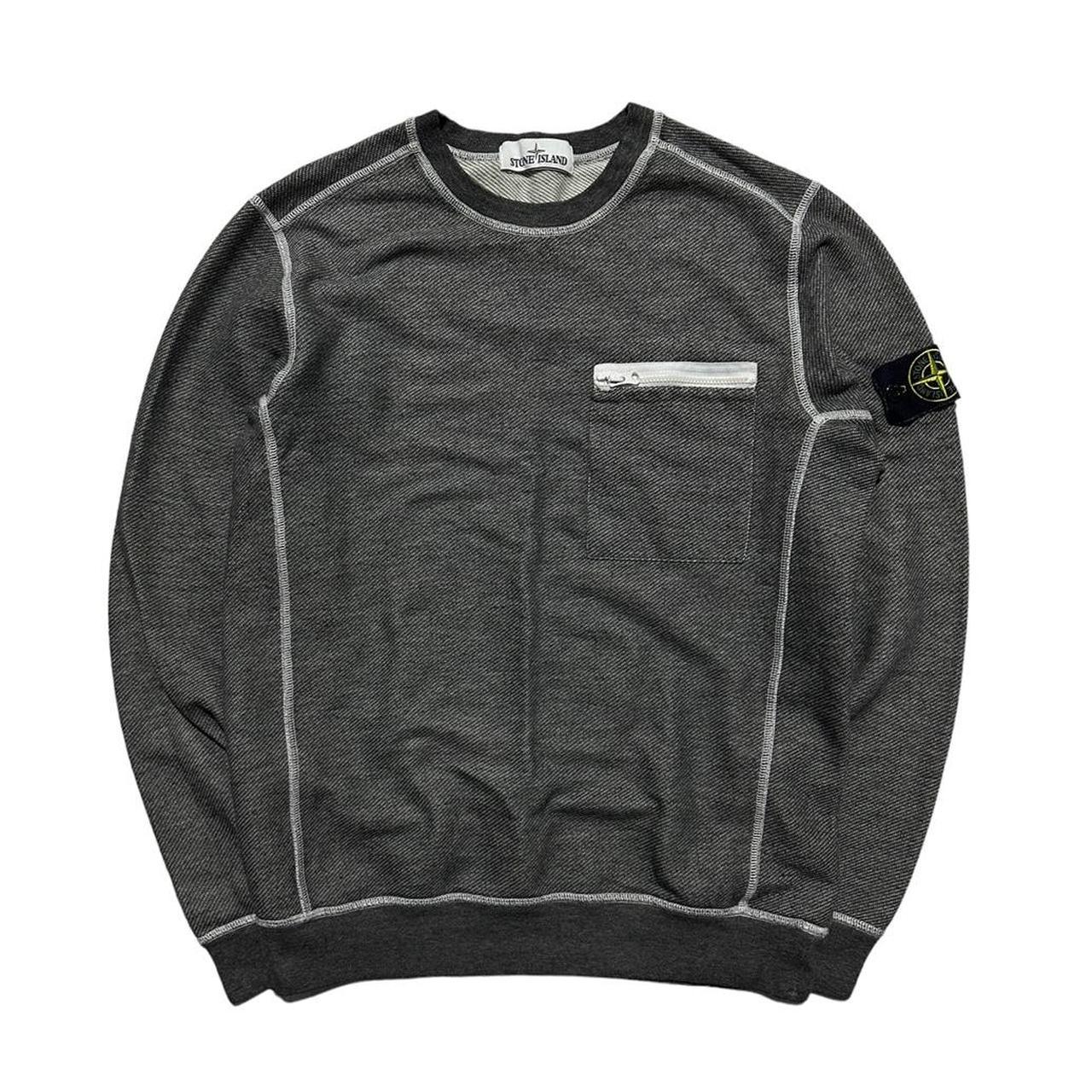 Stone Island Contrast Stitch Pullover Crewneck - Known Source