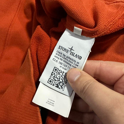 Stone Island Orange Crewneck