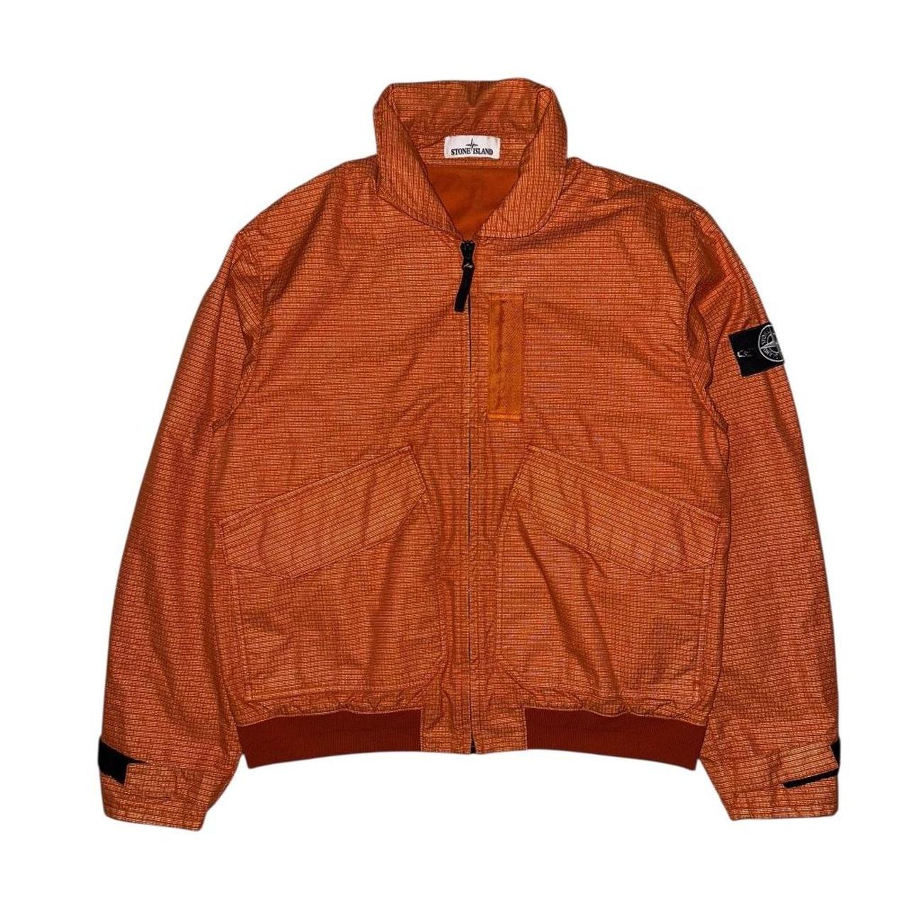 Stone Island A/W 2019 Reflective Weave Jacket | XL, Orange