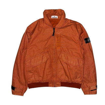 Stone Island A/W 2019 Reflective Weave Jacket | XL, Orange