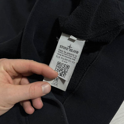Stone Island Black Pullover Hoodie