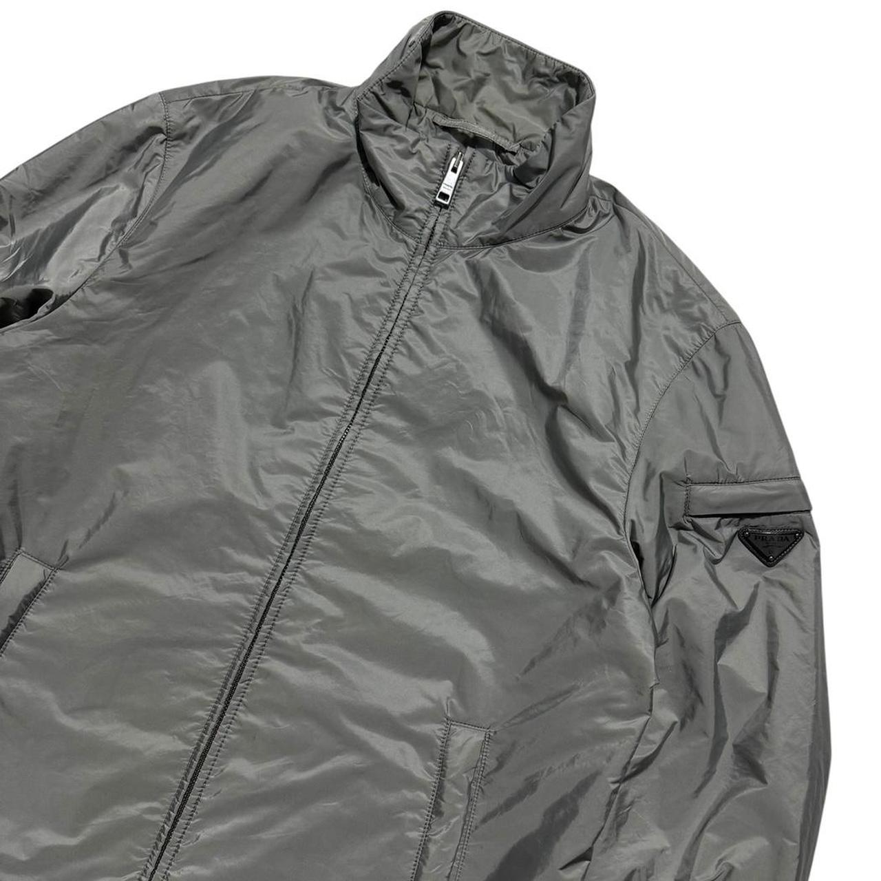Prada Silver Nylon Jacket