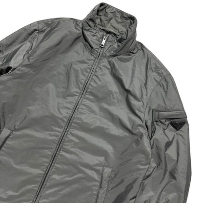Prada Silver Nylon Jacket