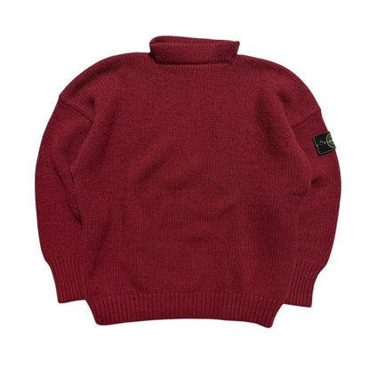 Stone Island 1980's Heavy Knit Jumper