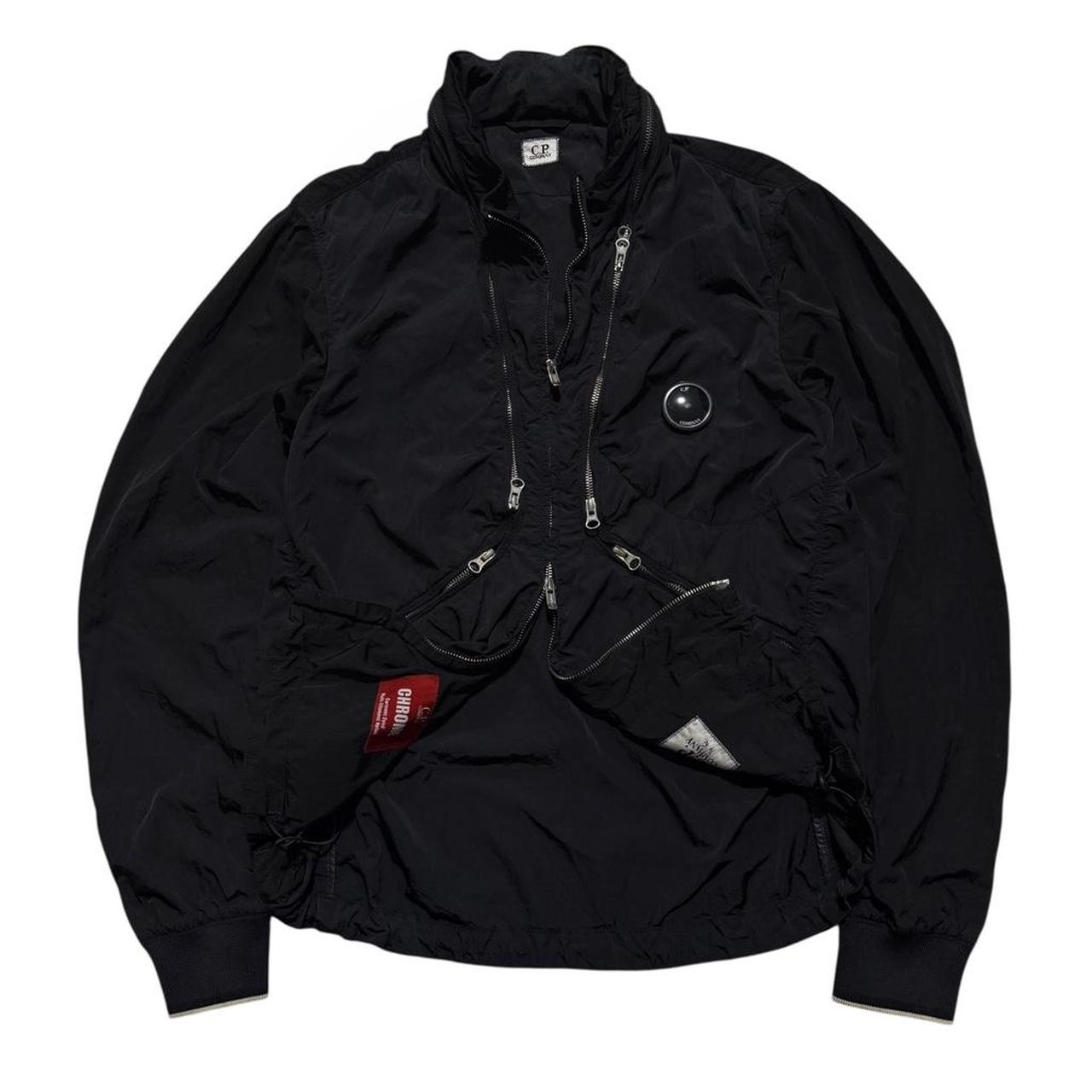 CP Company S/S 2015 Chrome Multi Zip Jacket | XL, Black
