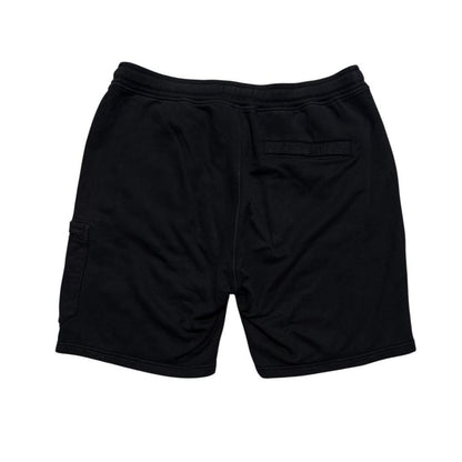 Stone Island Black Cotton Shorts | XXL, Black