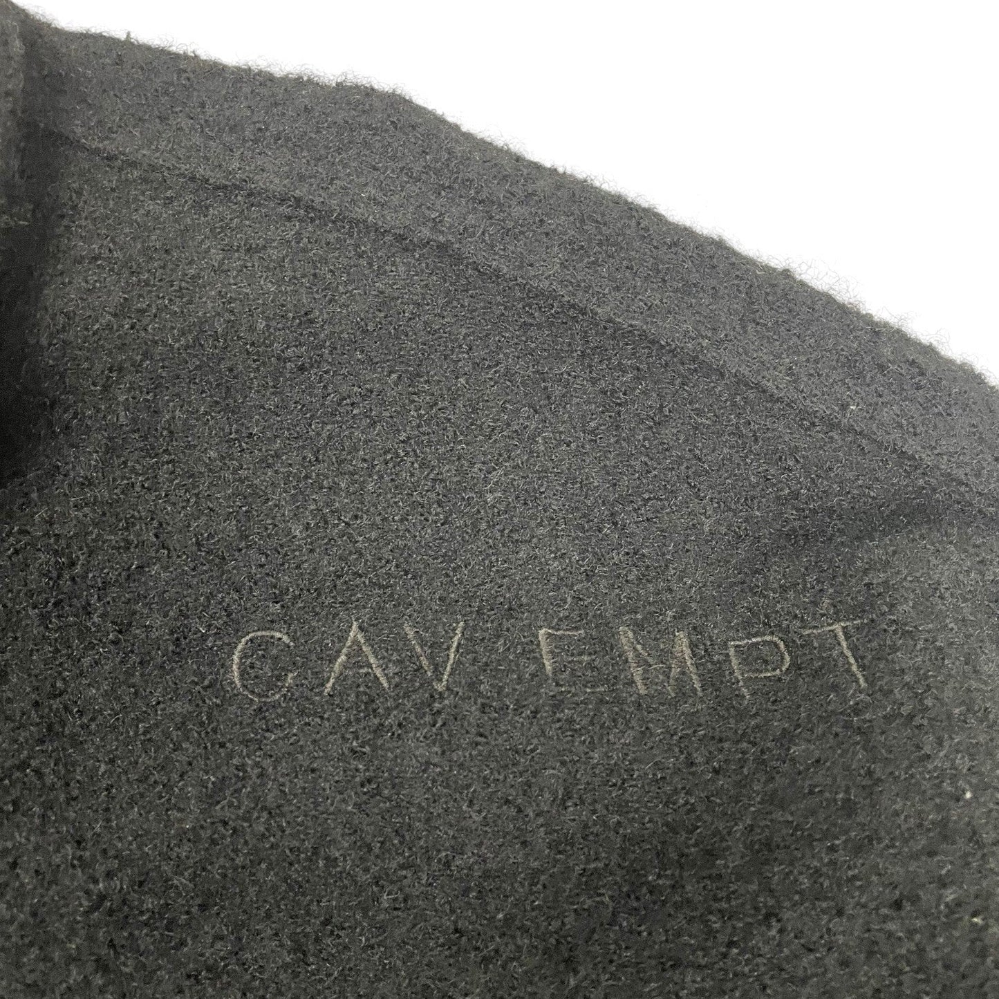 Cav Empt Wool Bouclé Overshirt, Size XL | O/S, Black