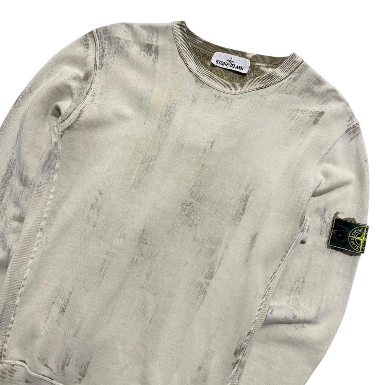 Stone Island Hand Corrosion Pullover Crewneck