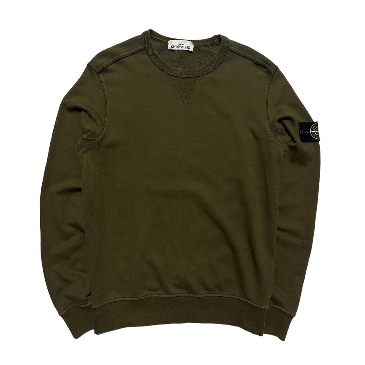 Stone Island Green Pullover Crewneck